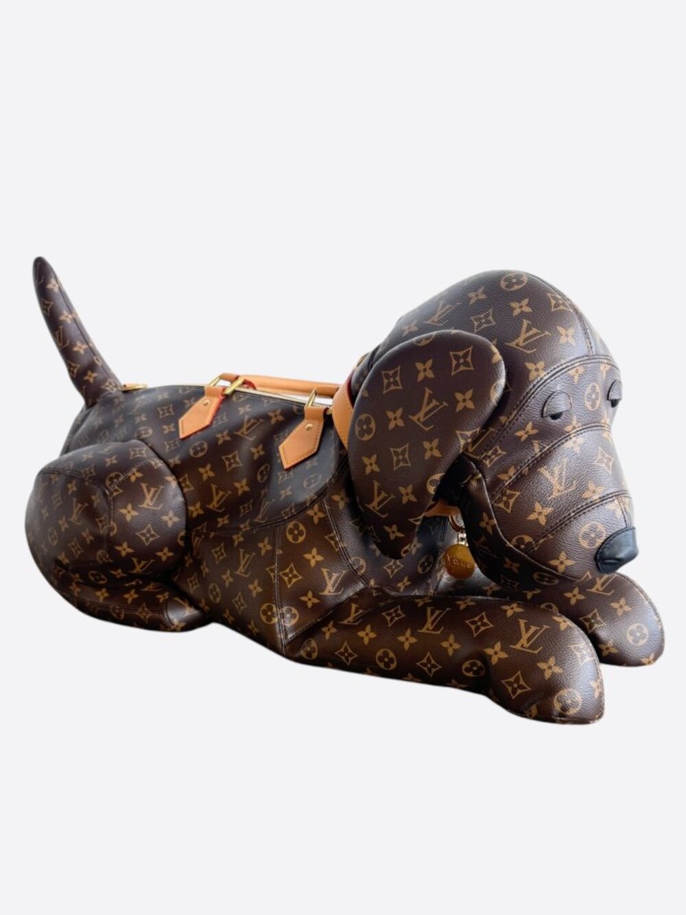 Louis Vuitton Brown Monogram Dog Bag